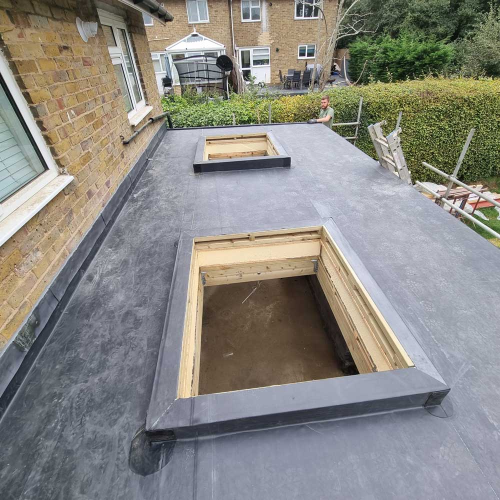 Single ply and EPDM rubber roofing systems